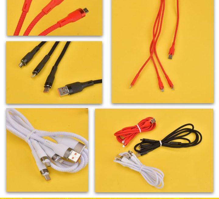 三合一數據充電線~$15/款