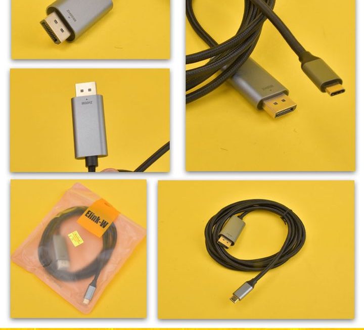 USB Type C 轉 DisplayPort 視頻線 ~$39