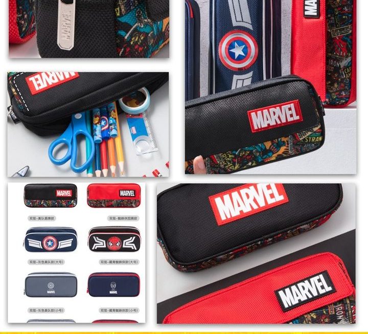 Marvel主題拉鏈筆袋~$25/款