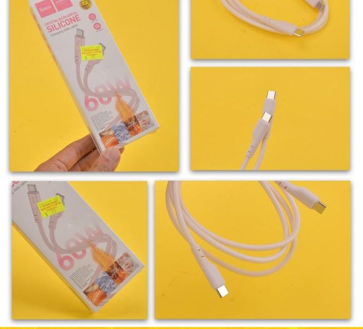 hoco X97 USB 矽膠數據充電線 ~$15
