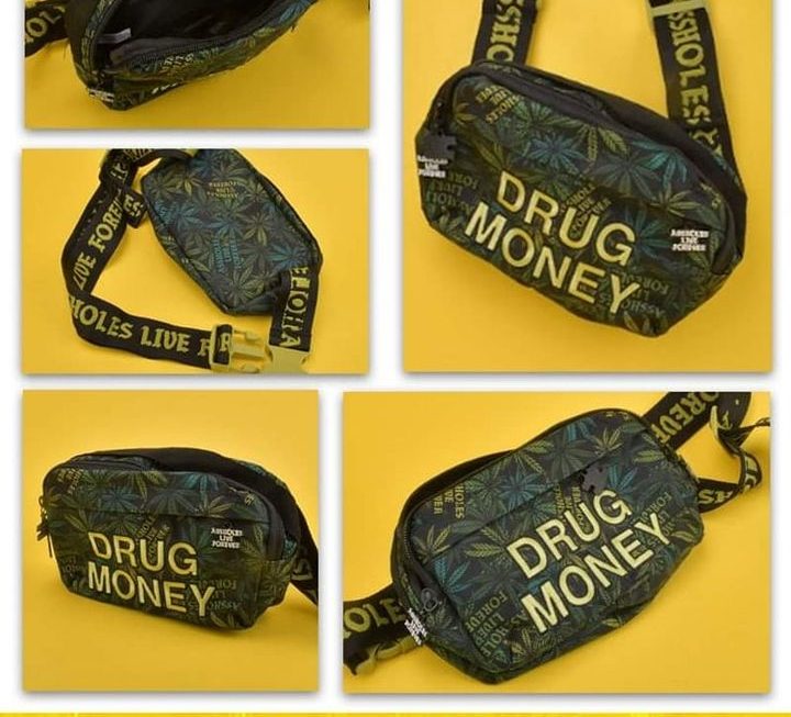 DRUG MONEY單肩斜孭袋 ~$9【特價】