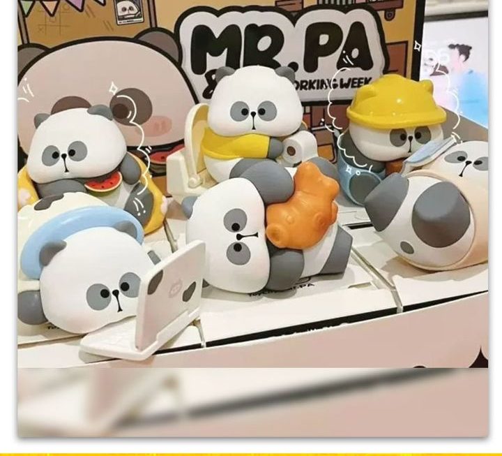 MR.PA熊貓主題公仔盲盒~$49/盒