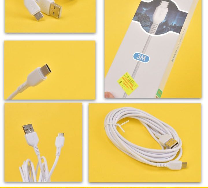 hoco. 3M 長 USB 數據充電線~$19
