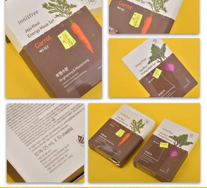 多款INNISFREE活力面膜~$15/ 盒