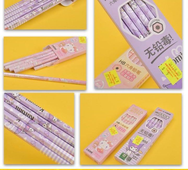 Hello kitty 主題HB 鉛筆~$9/盒