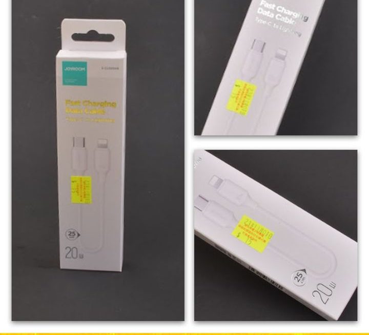 joyroom數據充電線~$15