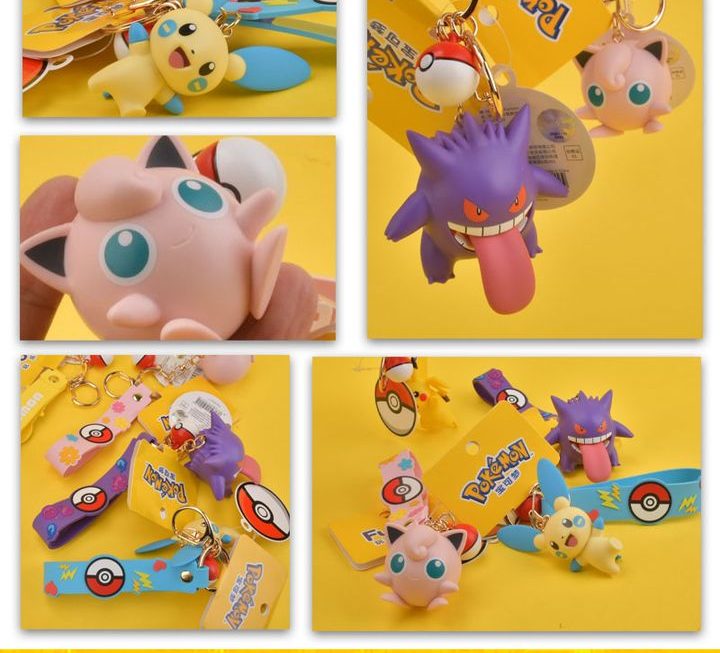 POKEMON主題角色匙扣~$25/個