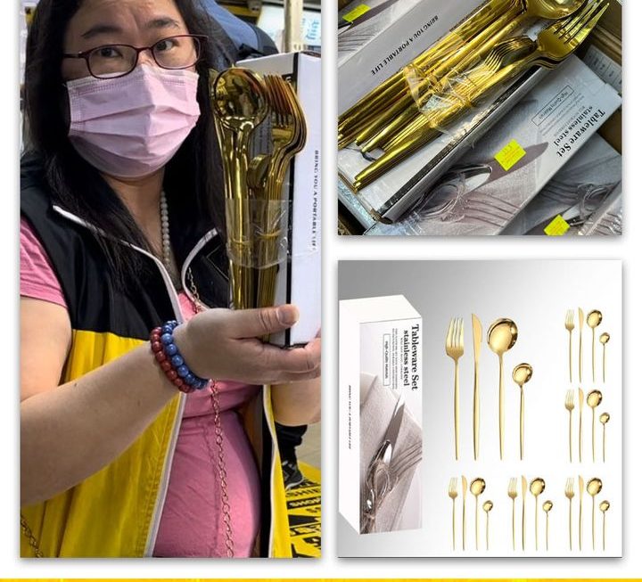 不銹鋼餐具套裝~$49