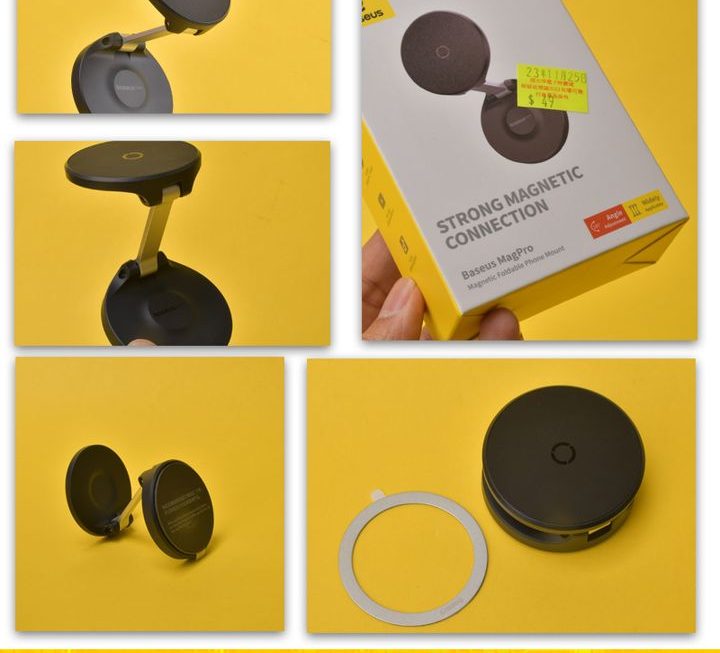 Baseus 磁吸式汽車手機支架~$49