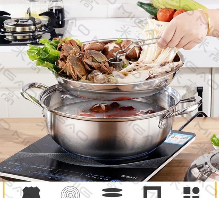 打邊爐蒸氣兩用鍋 $79