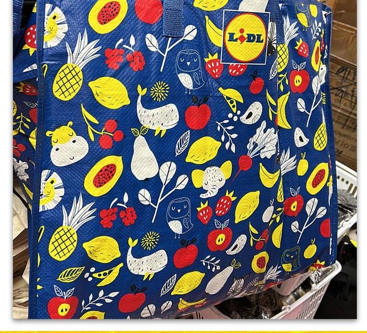 Lidl型仔圖案大碼購物袋~$5