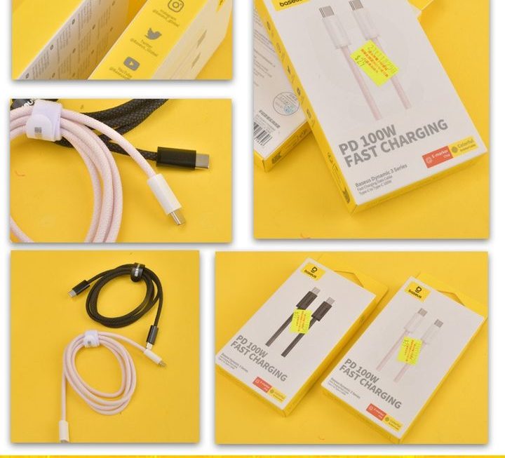 Bases USB Type C數據充電線~$39