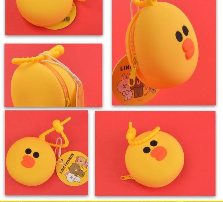 Line & friends 造型拉鍊袋仔~$19