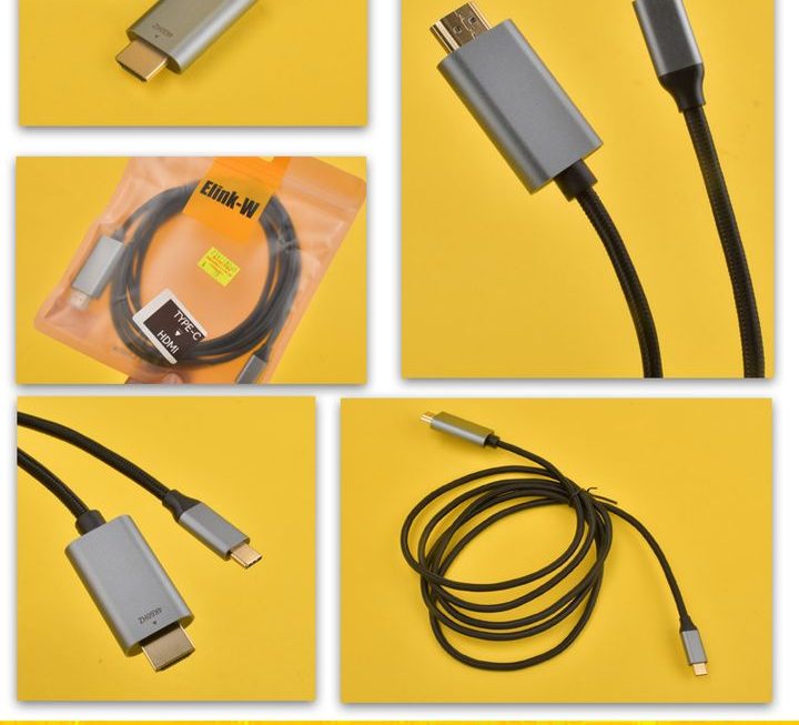 USB Type C 轉 HDMI 視頻線 ~$39