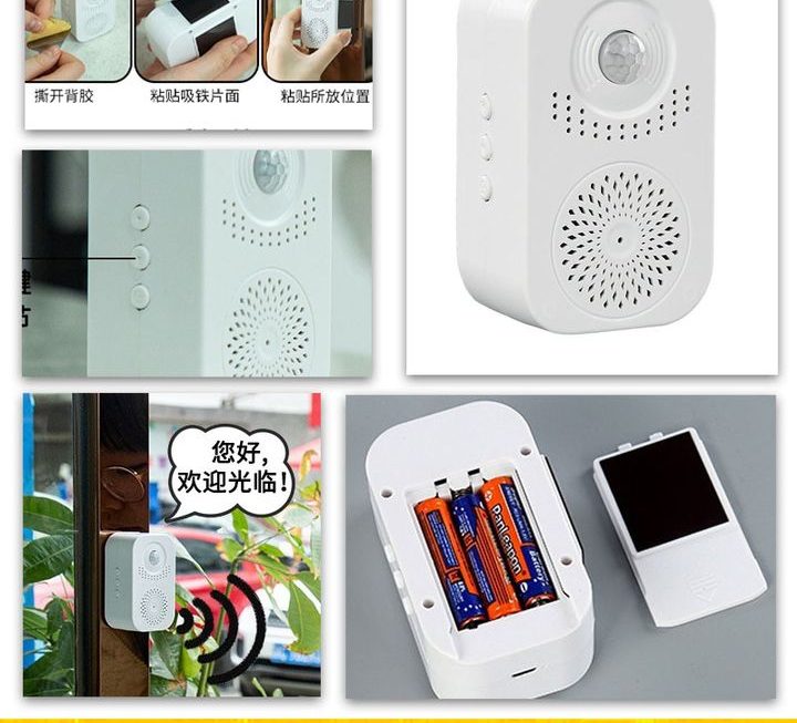 多用途感應門鈴提示器~$25