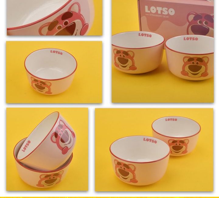 Disney主題圖案陶瓷碗套裝~$29