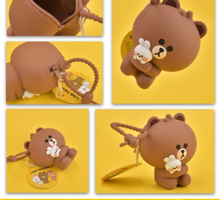 Line & friends 造型拉鍊袋仔~$19