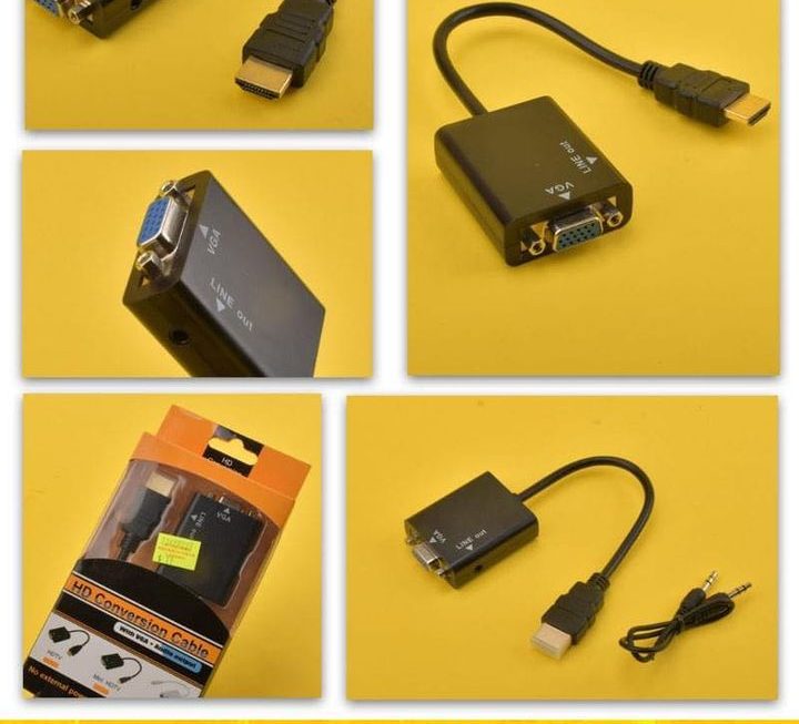 HDMI 轉 VGA 視頻轉換器 ~$19