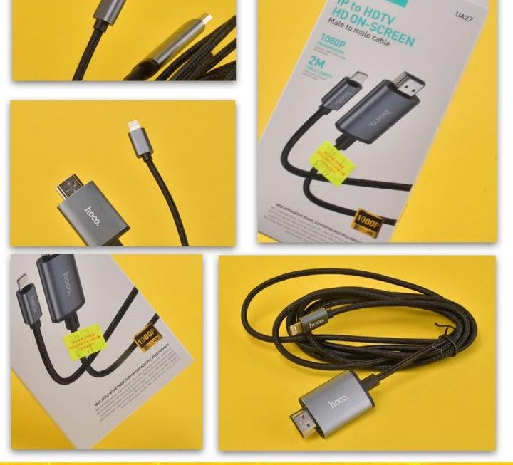 hoco Lightning 轉HDMI 視頻線~$79