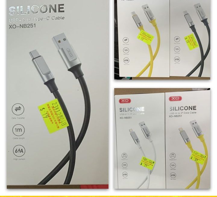 多款XO-NB251數據充電線~$19/款