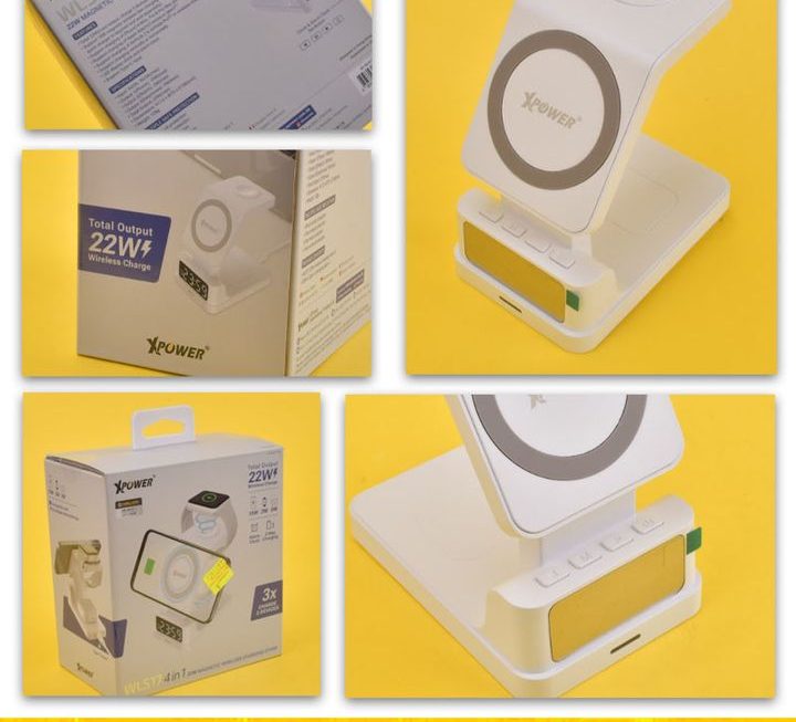XPower.WLS17 4合1磁吸無線充電座~密碼II