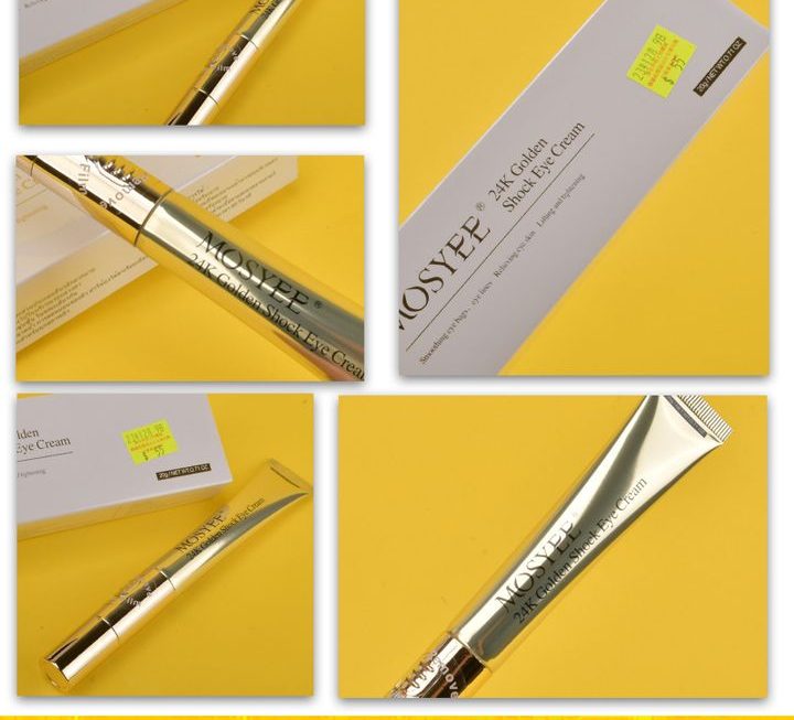 MOSYEE 24K 黃金微震按摩棒眼霜 ~$55