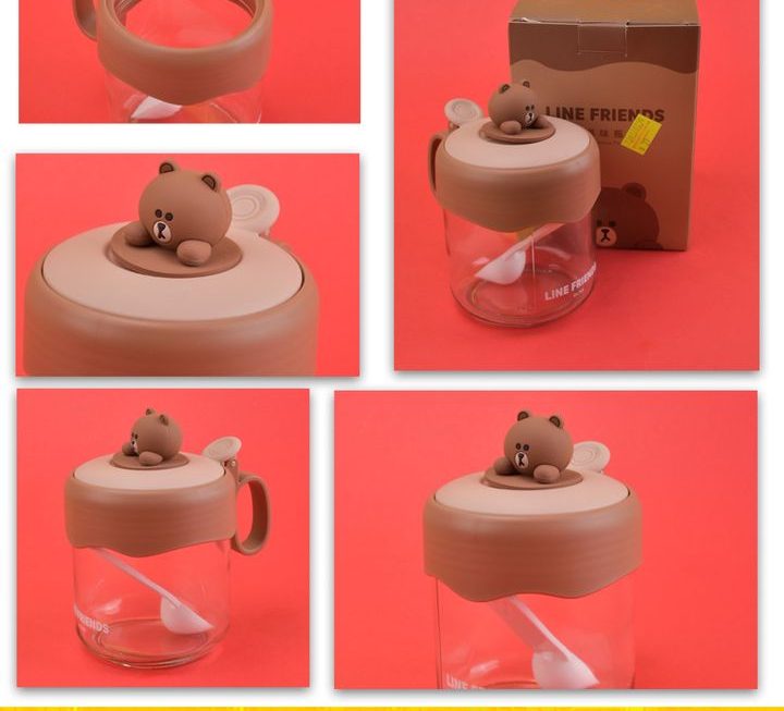 Line Friends 調味粉收納容樽~$29/個