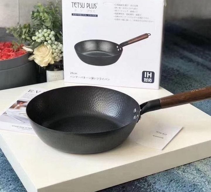 日本TETSU PLUS極鐵煎炸炒鍋 (28cm) ～$49