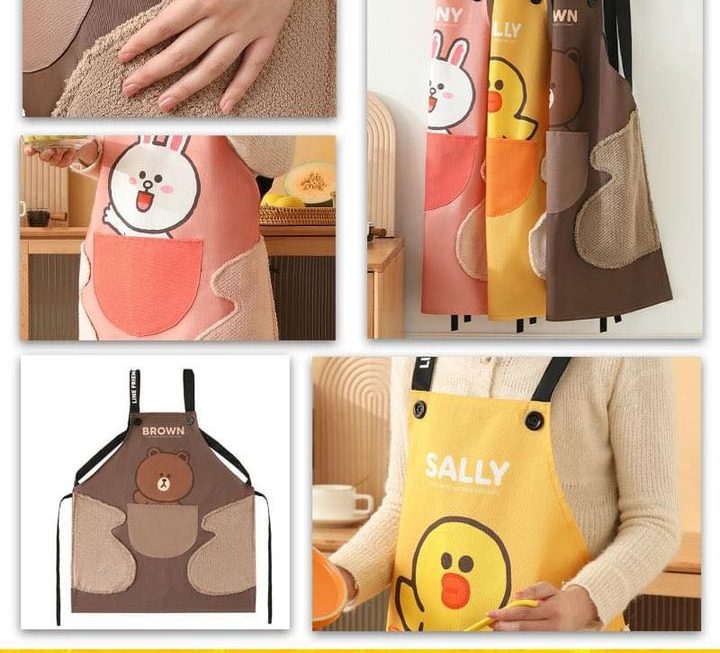 Line&Friends角色主題圖案圍裙~$39