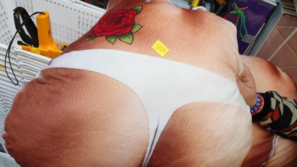 $29. 抱枕門口位