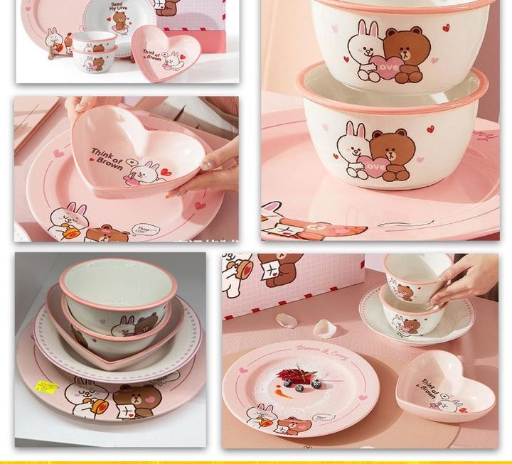 Line & friends主題餐具套裝~$149