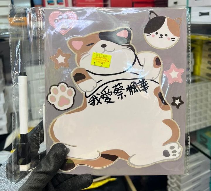 貓貓雪櫃磁石留言板～$9