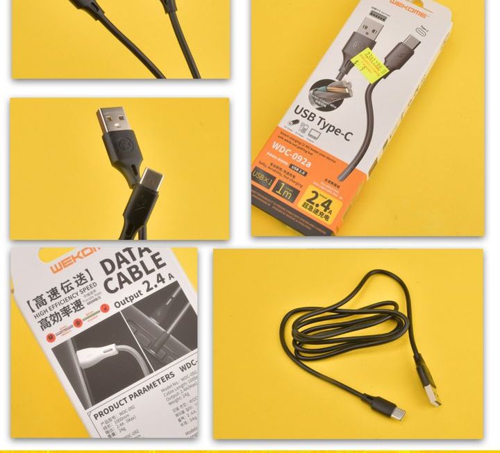 WEKOME USB數據充電線~$9