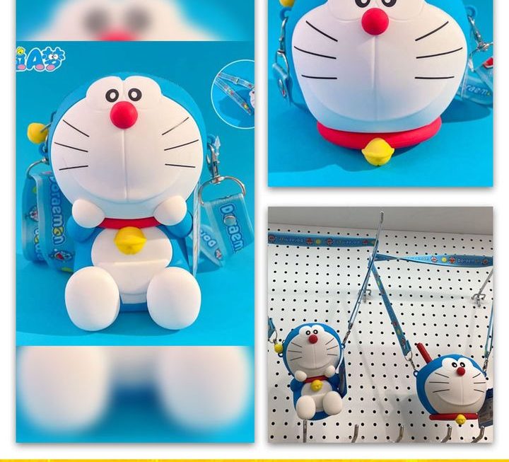 叮噹造型斜孭袋~$49(上半身)，$59(全身)