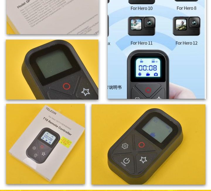 Telesin 運動相機WiFi 遙控器~$139