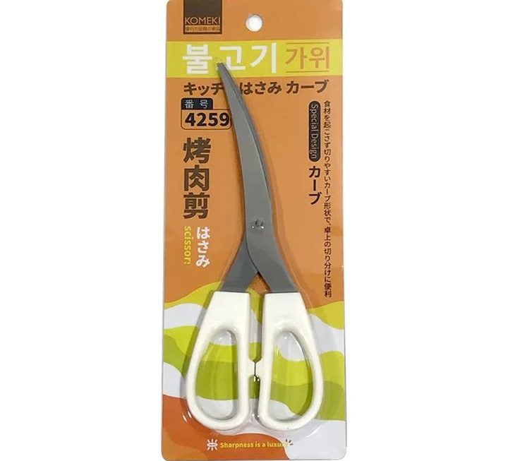 日本KOMEKI特長彎J烤肉剪～$9
