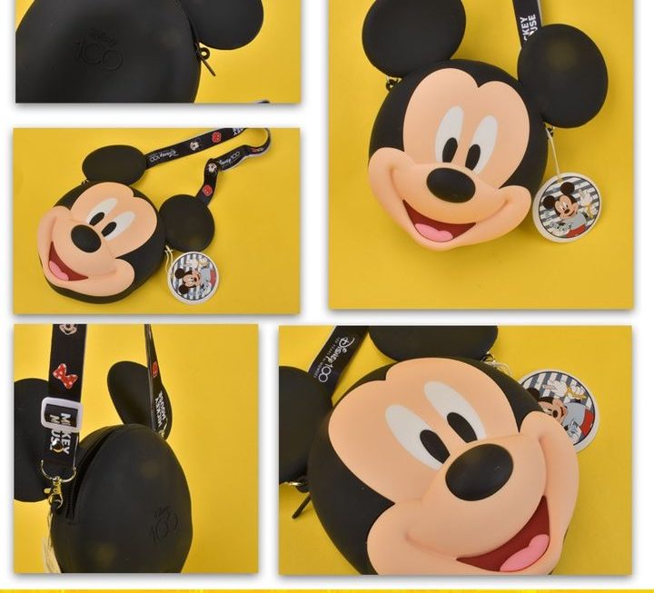 Disney角色主題矽膠斜孭袋~$49