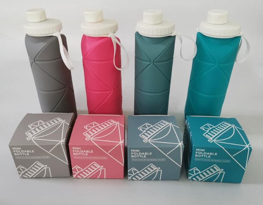 行山露營摺疊水壺～$29