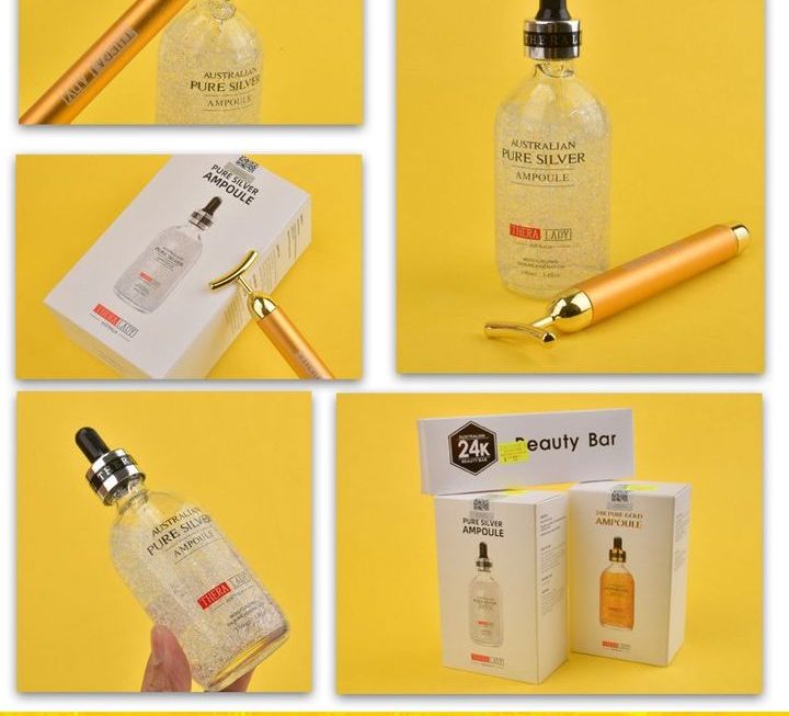 Thera Lady銀箔美白精華大銀瓶~$69
