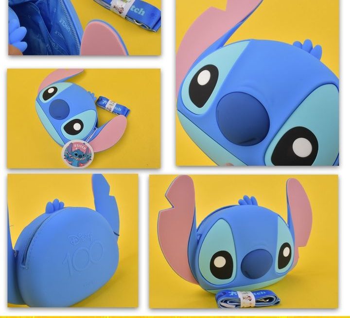Disney角色主題矽膠斜孭袋~$49