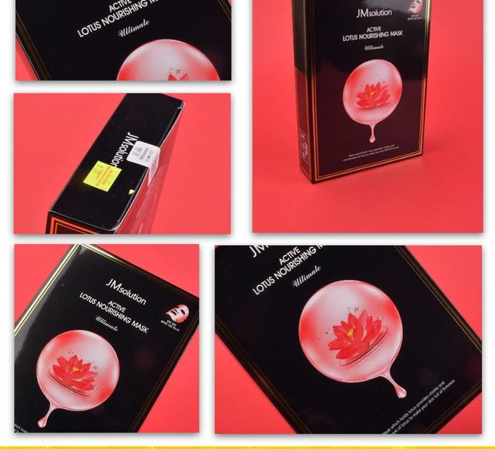 JM SOLUTION蘊蓮花面膜套裝~$30/盒