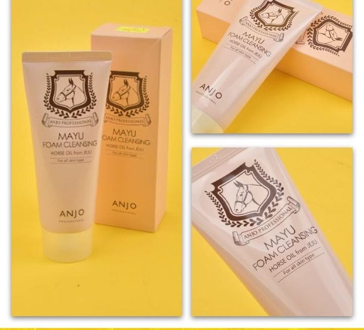 ANJO濟州馬油潤護洗面乳~$15