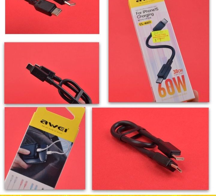 awei.CL-160T數據充電線~$9