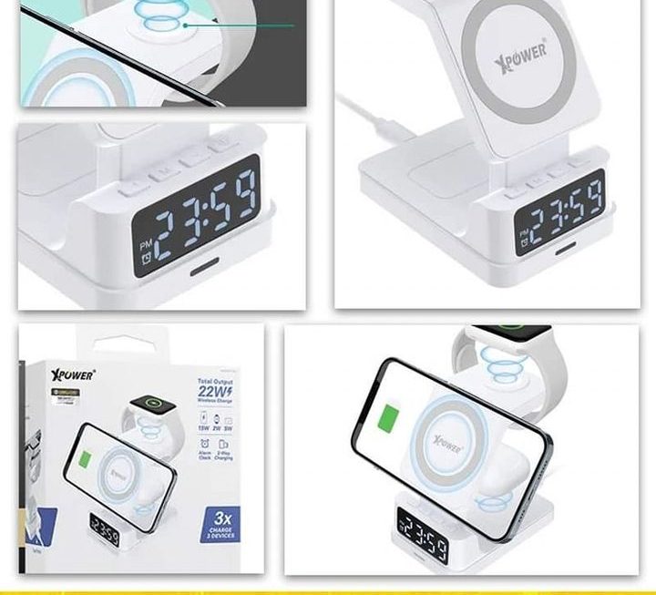 XPower.WLS17 4合1磁吸無線充電座~密碼II
