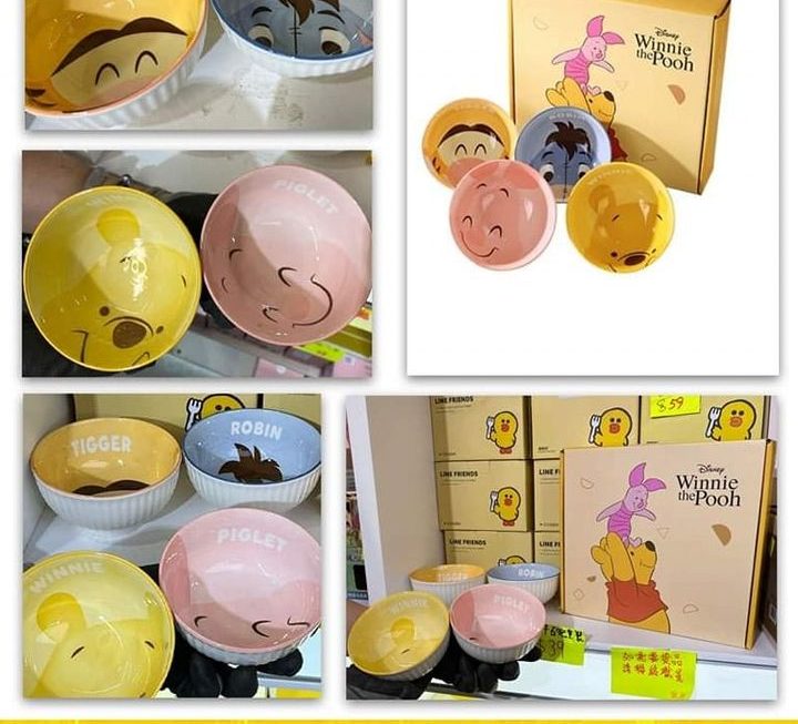 Disney主題碗仔套裝~$39