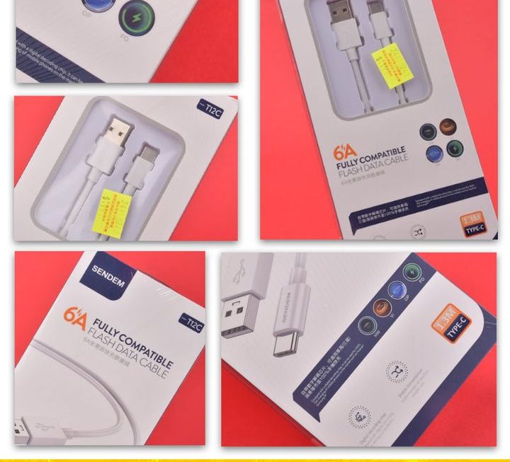 SENDEM.T12C充電數據線~$19