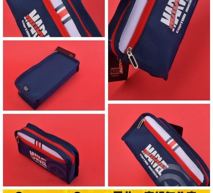 Marvel主題拉鏈筆袋~$15