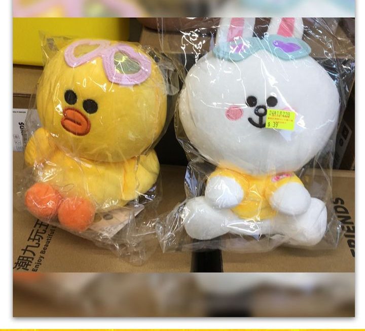 Line Friends Sally/Cony公仔~$39/個