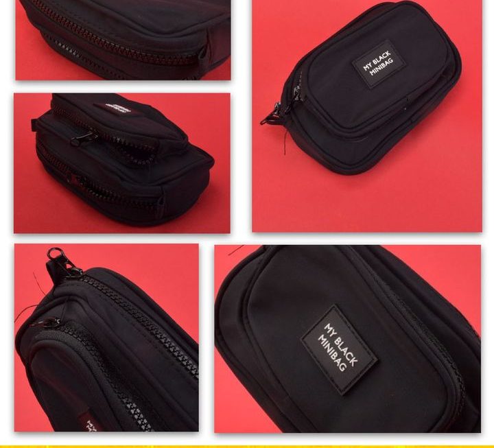 MY BLACK MINIBAG收納袋仔~$5