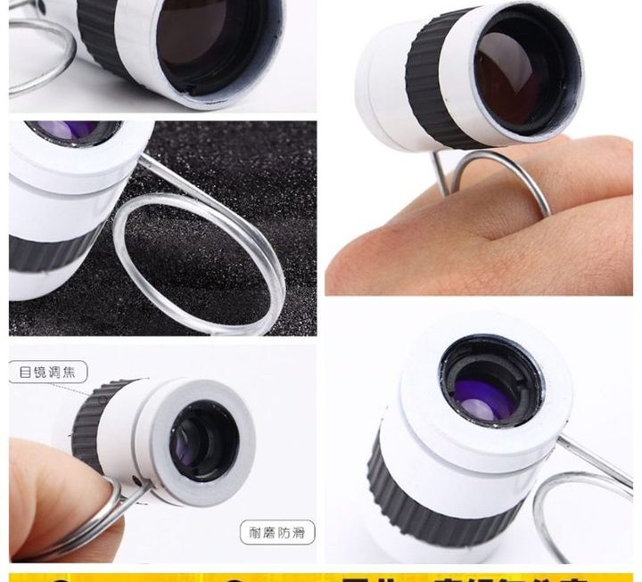 迷你微型手指扣望遠鏡~$20